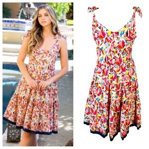 THML Kaleido Multicolor Tiered Dress-NWT